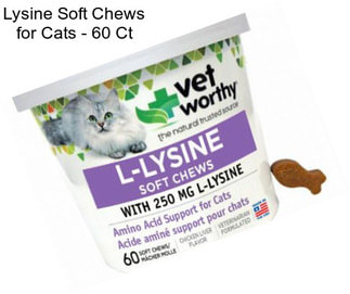 Lysine Soft Chews for Cats - 60 Ct