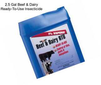 2.5 Gal Beef & Dairy Ready-To-Use Insecticide