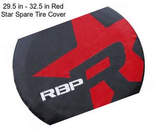 29.5 in - 32.5 in Red Star Spare Tire Cover