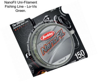 NanoFil Uni-Filament Fishing Line - Lo-Vis Green.