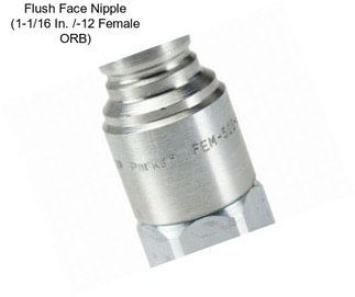 Flush Face Nipple (1-1/16 In. /-12 Female ORB)