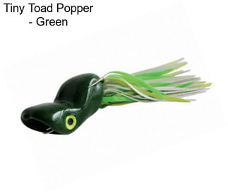 Tiny Toad Popper - Green