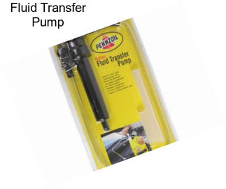 Fluid Transfer Pump