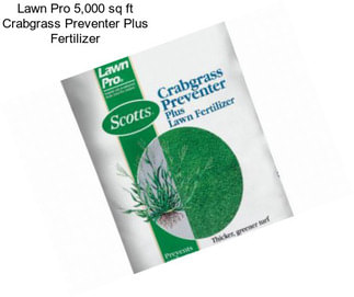 Lawn Pro 5,000 sq ft Crabgrass Preventer Plus Fertilizer