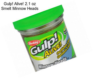 Gulp! Alive! 2.1 oz Smelt Minnow Heads