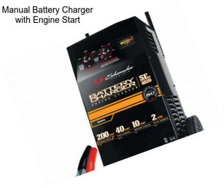 Manual Battery Charger with Engine Start