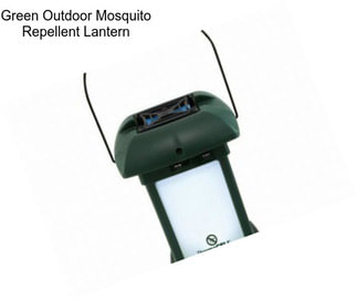 Green Outdoor Mosquito Repellent Lantern