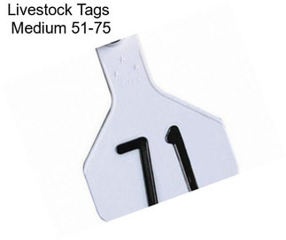 Livestock Tags  Medium 51-75