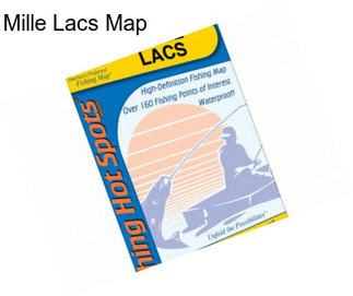 Mille Lacs Map