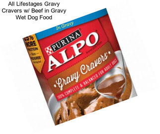 All Lifestages Gravy Cravers w/ Beef in Gravy Wet Dog Food