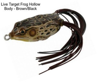 Live Target Frog Hollow Body - Brown/Black