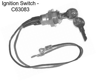 Ignition Switch - C63083