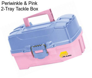 Periwinkle & Pink 2-Tray Tackle Box
