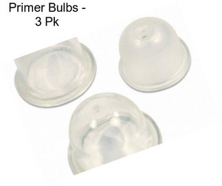 Primer Bulbs - 3 Pk