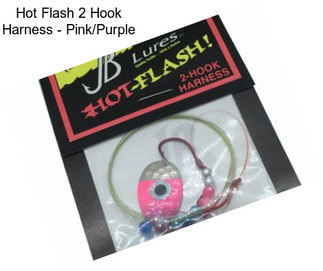 Hot Flash 2 Hook Harness - Pink/Purple