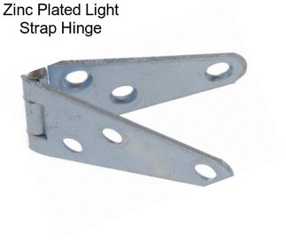 Zinc Plated Light Strap Hinge