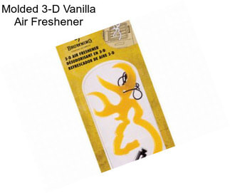Molded 3-D Vanilla Air Freshener