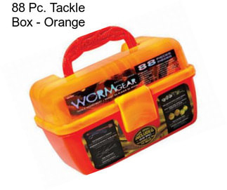 88 Pc. Tackle Box - Orange
