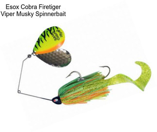 Esox Cobra Firetiger Viper Musky Spinnerbait