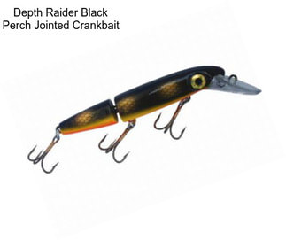 Depth Raider Black Perch Jointed Crankbait