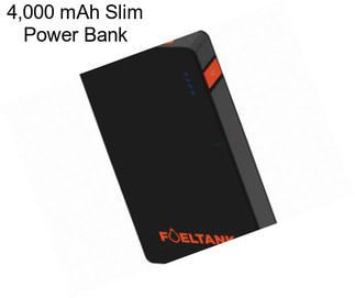 4,000 mAh Slim Power Bank