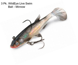 3 Pk. WildEye Live Swim Bait - Minnow