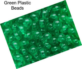 Green Plastic Beads