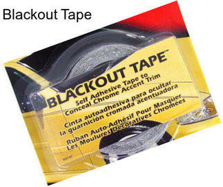 Blackout Tape