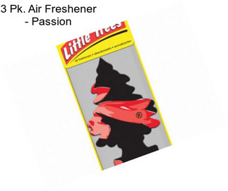 3 Pk. Air Freshener - Passion