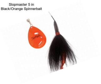 Slopmaster 5 in Black/Orange Spinnerbait