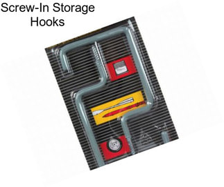 Screw-In Storage Hooks