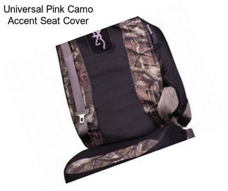 Universal Pink Camo Accent Seat Cover