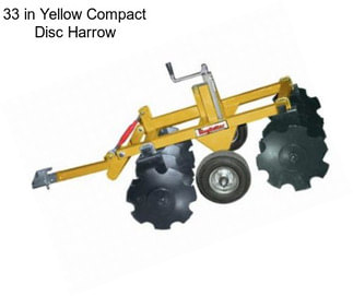 33 in Yellow Compact Disc Harrow