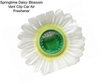 Springtime Daisy Blossom Vent Clip Car Air Freshener