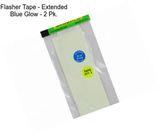 Flasher Tape - Extended Blue Glow - 2 Pk.