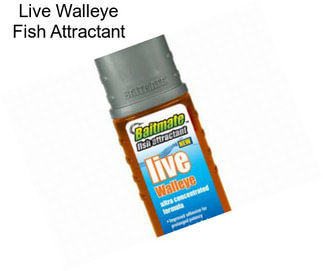 Live Walleye Fish Attractant