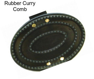 Rubber Curry Comb