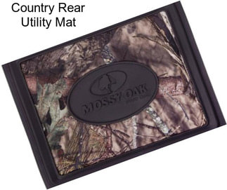 Country Rear Utility Mat
