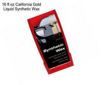 16 fl oz California Gold Liquid Synthetic Wax