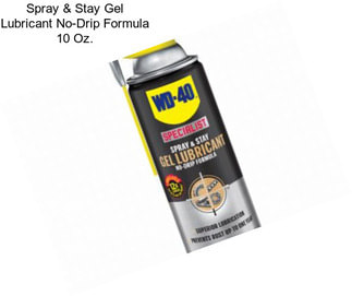 Spray & Stay Gel Lubricant No-Drip Formula 10 Oz.