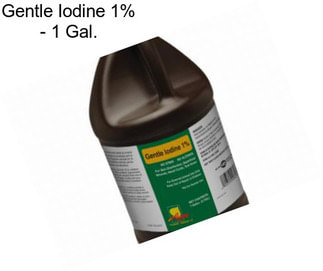 Gentle Iodine 1% - 1 Gal.