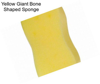 Yellow Giant Bone Shaped Sponge