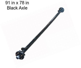 91 in x 78 in Black Axle