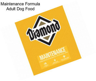 Maintenance Formula Adult Dog Food