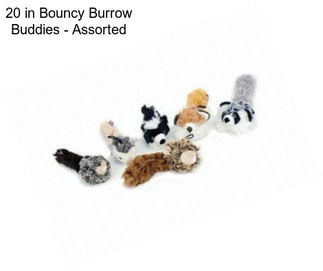 20 in Bouncy Burrow Buddies - Assorted