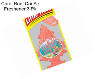 Coral Reef Car Air Freshener 3 Pk