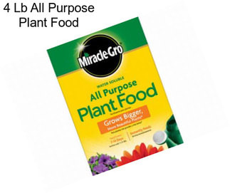 4 Lb All Purpose Plant Food