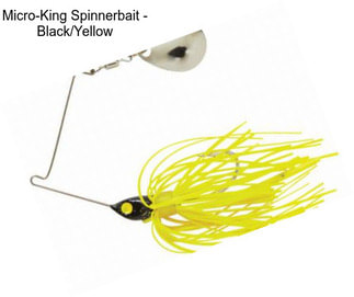 Micro-King Spinnerbait - Black/Yellow