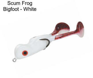 Scum Frog Bigfoot - White