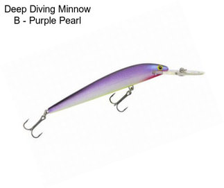 Deep Diving Minnow B - Purple Pearl